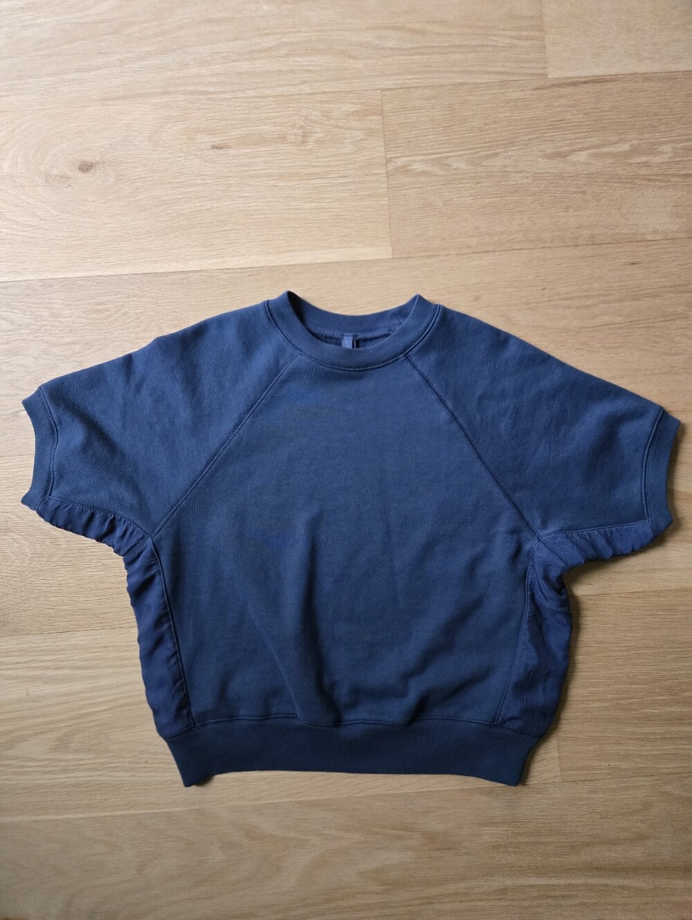 SKIMS Crop Short Sleeve Sweatshirt